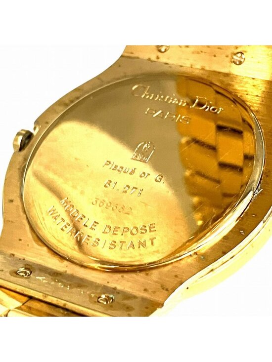 Dior Moon Phase Triple Carre Watch Quartz White Dial 61.271 main image 8